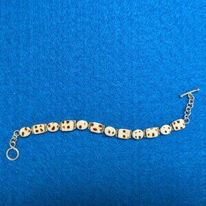 Spotted Tiger Cowrie Shell bracelet